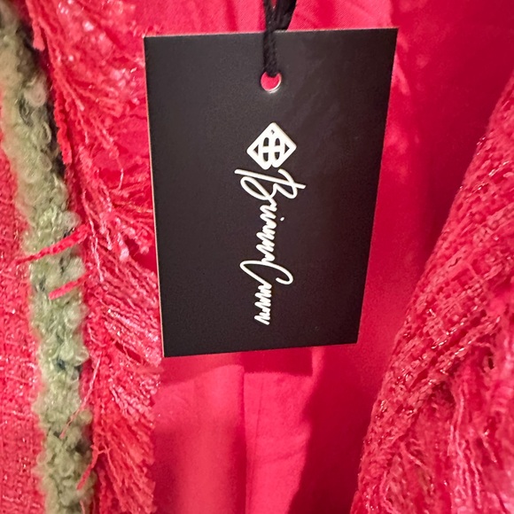 Pink and Green Pink Blazer - Picture 4 of 12